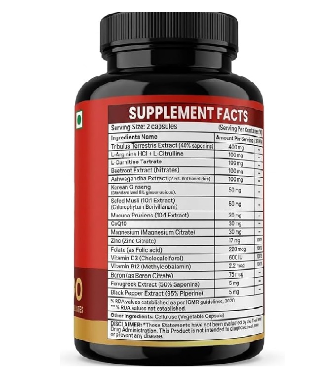 TestoMate Men’s Wellness Capsules